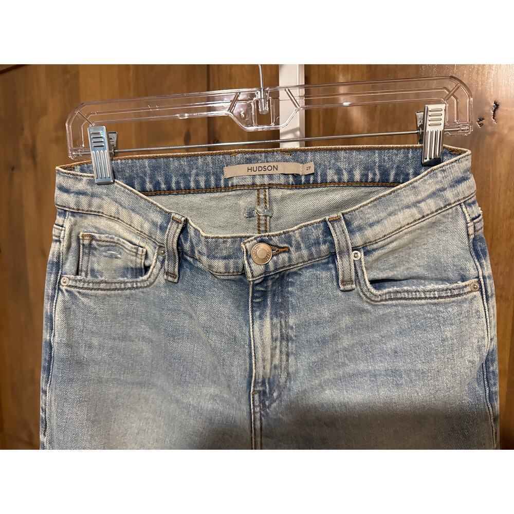 Hudson Farrah 27 Distressed, bootcut, vintage wash, 80’s, 90’s, Rock, Band, NWT - Picture 2 of 4